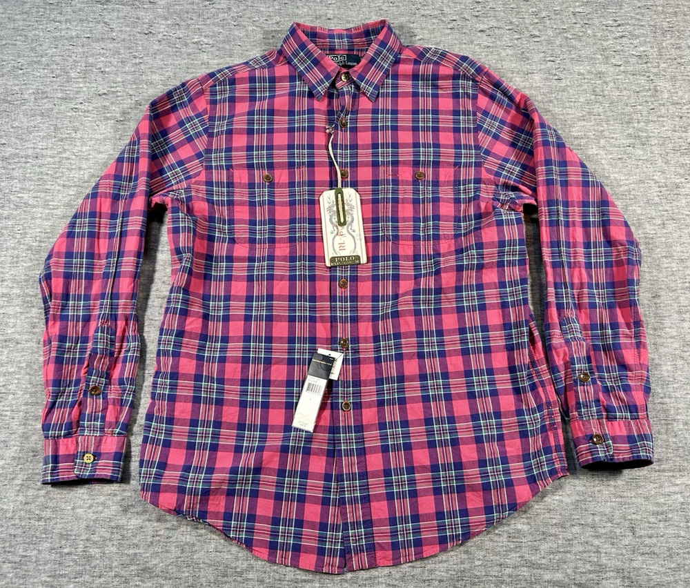 Polo Ralph Lauren Gorakshep Plaid Shirt Mens Large Nepal Everest Base Camp